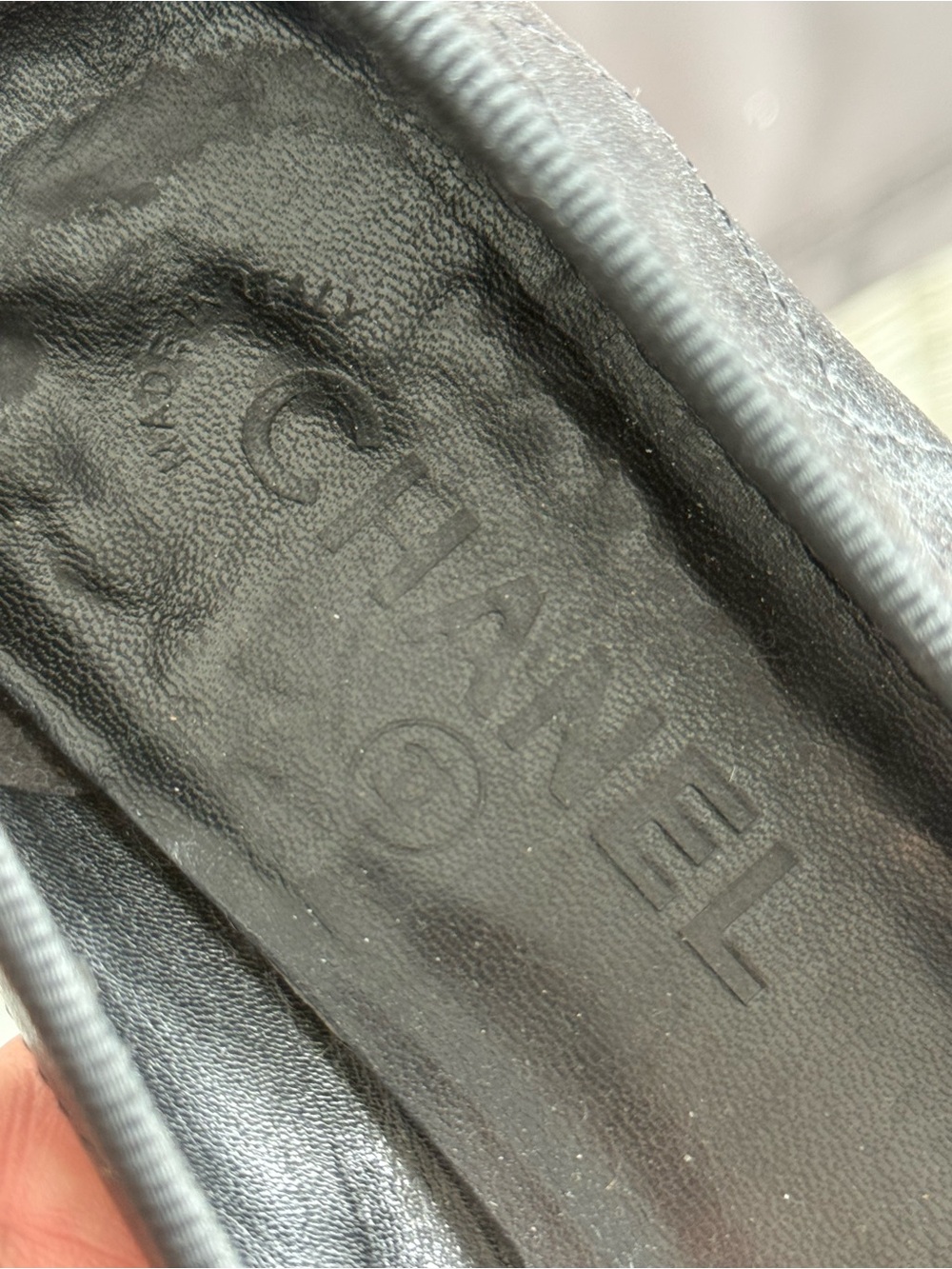 Chanel Cambon soft leather ballet flats size 37 - Picture 4 of 17